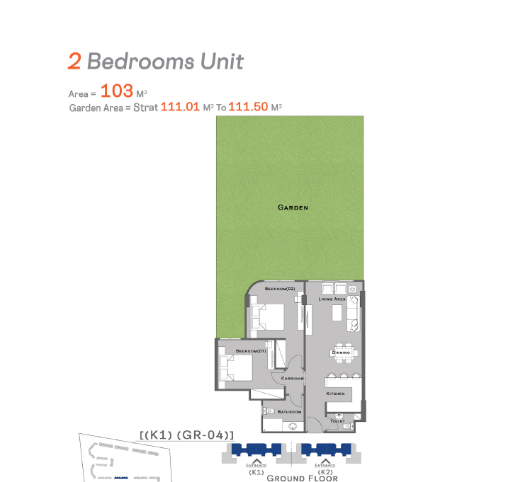 Floor plan for chalet at Jamila