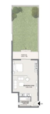 Floor plan for apartment at Sarai