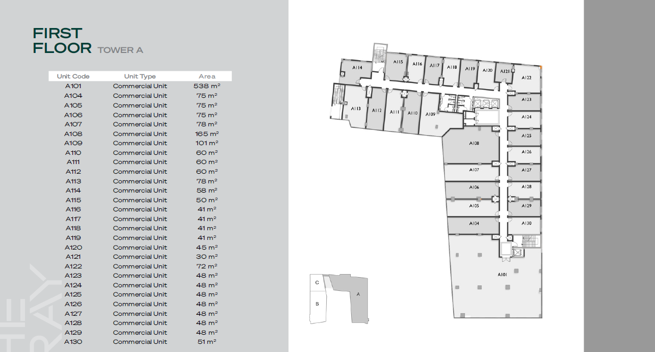 Floor plan for  at The Gray