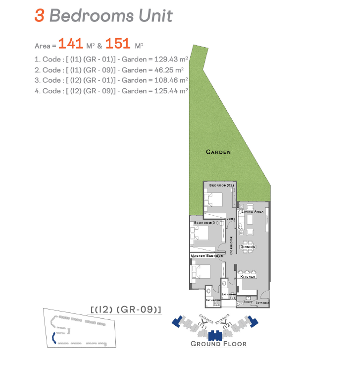 Floor plan for chalet at Jamila