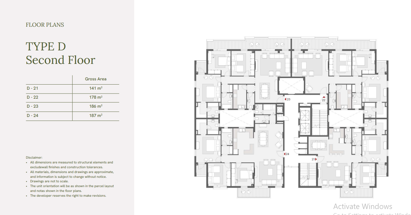 Floor plan for apartment at One33