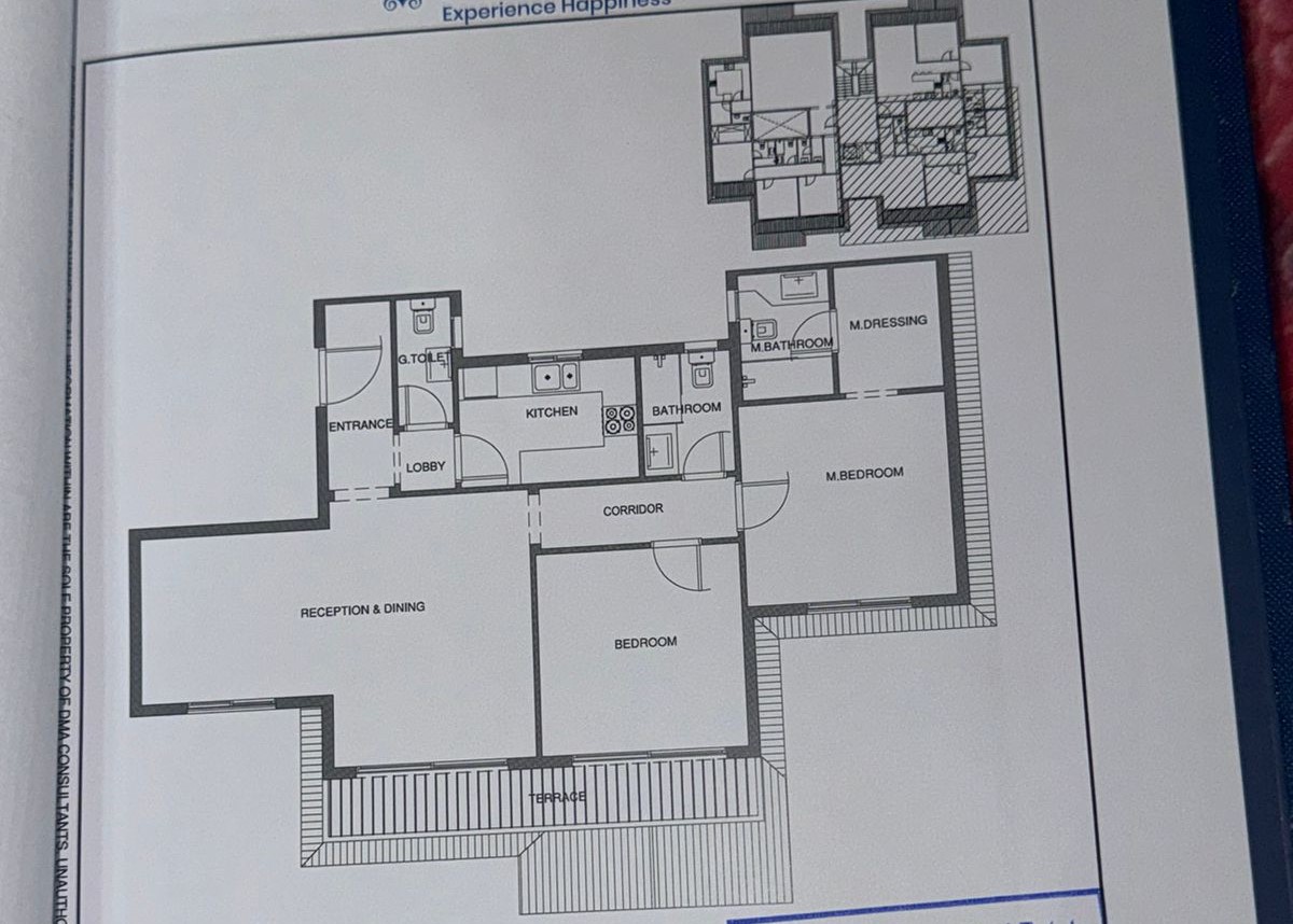 Floor plan for apartment at Aliva Mountain View Mostakbal City