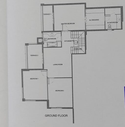 Floor plan for duplex at Mountain View iCity October