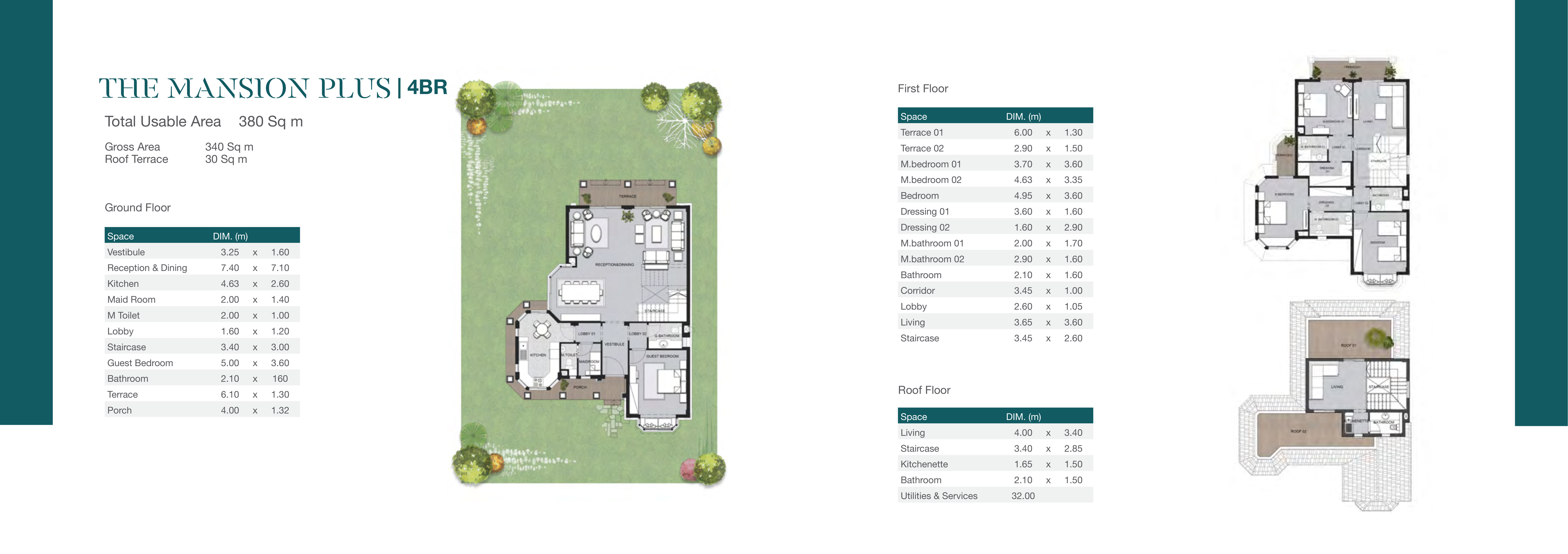 Floor plan for villa at Mountain View ICity New Cairo