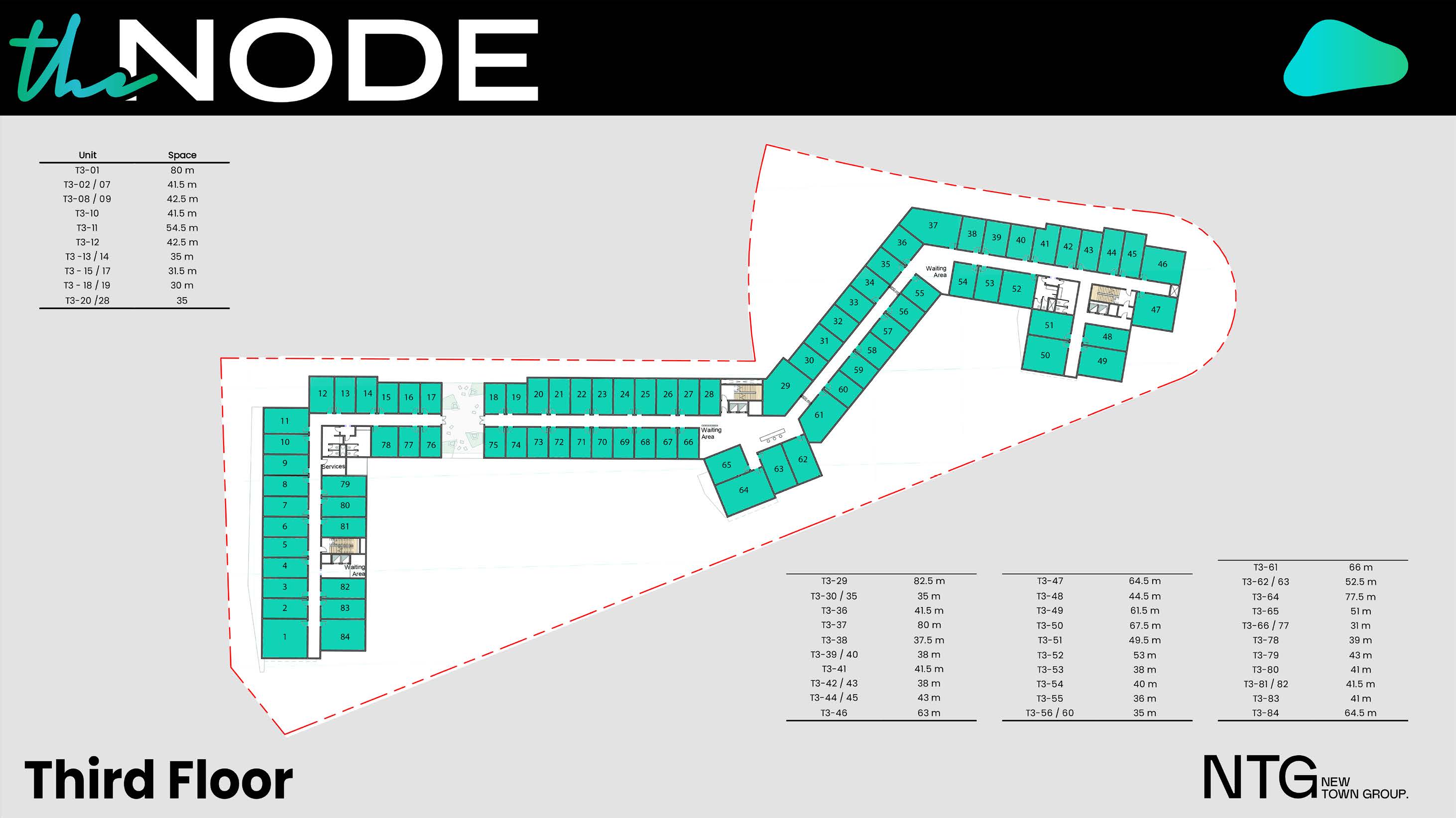 Floor plan for  at The Node