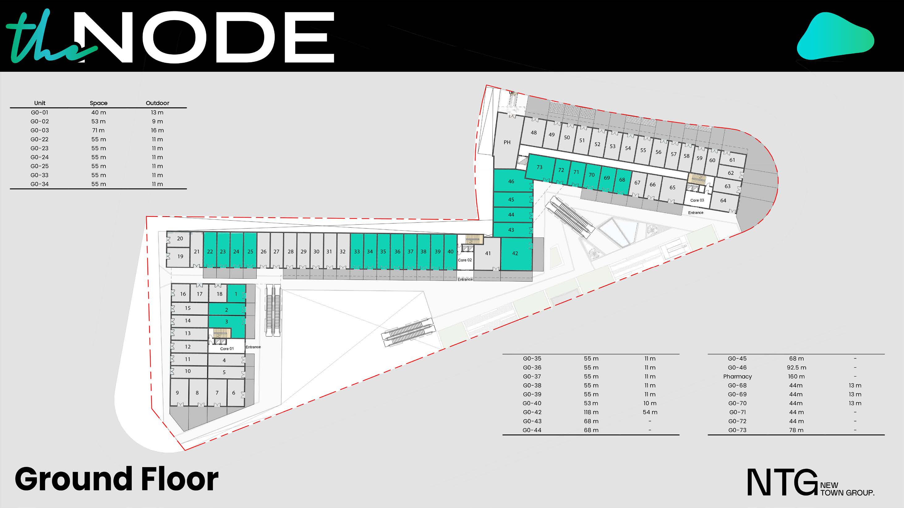 Floor plan for  at The Node