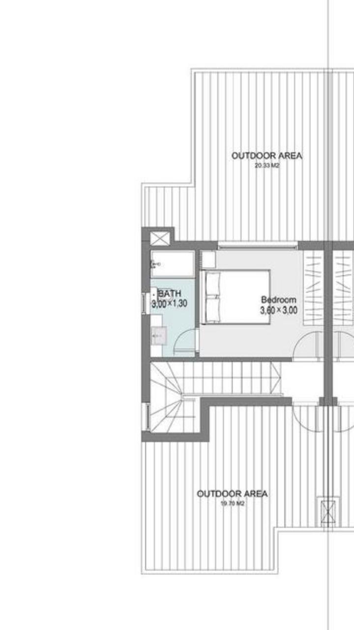 Floor plan for villa at Leaves