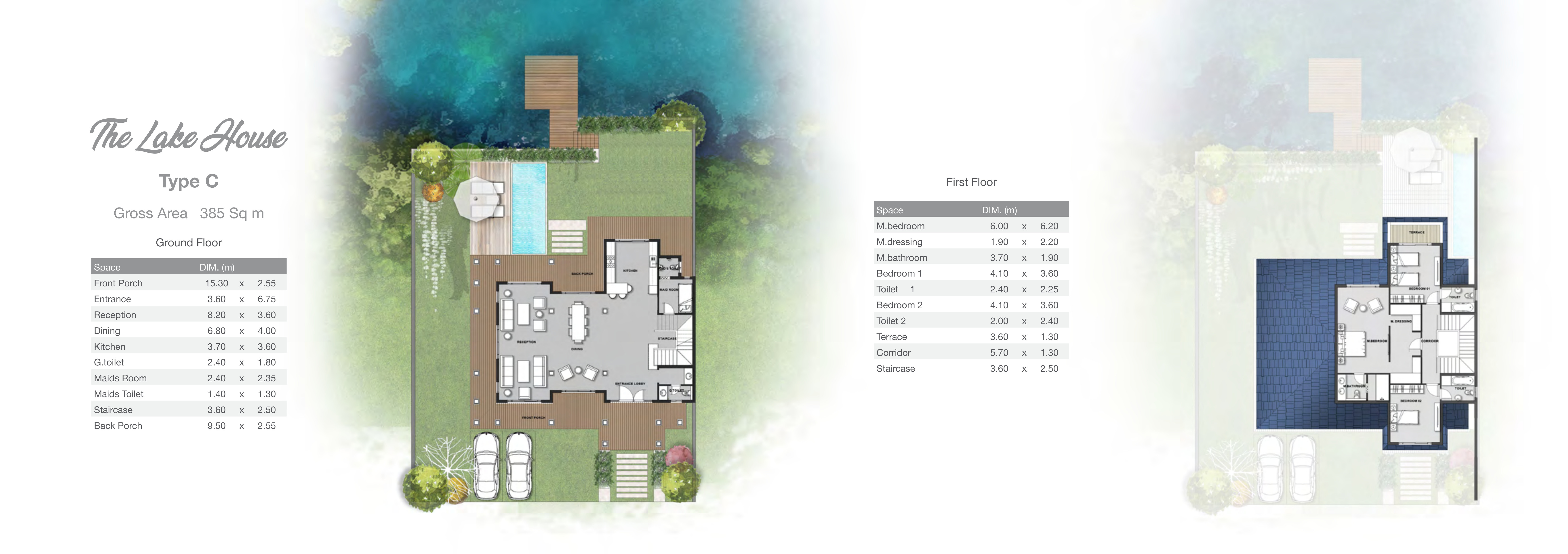 Floor plan for villa at Mountain View ICity New Cairo