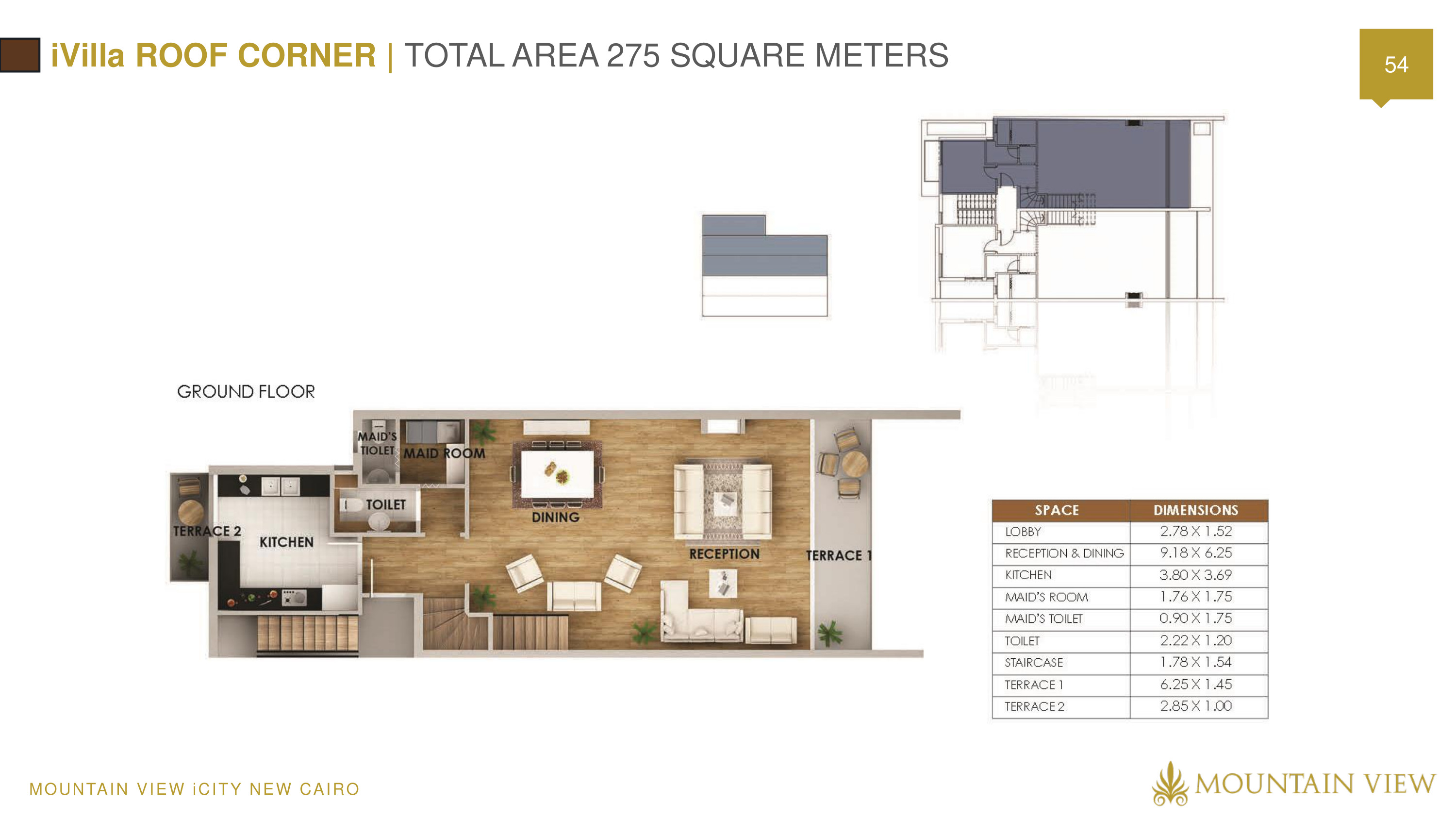 Floor plan for duplex at Club Park- ICity New Cairo