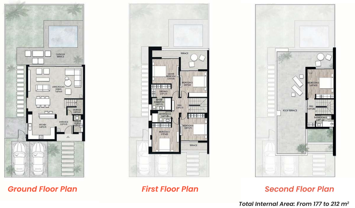 Floor plan for townhouse at Il Bayou
