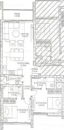 Floor plan for chalet at Azha North Coast
