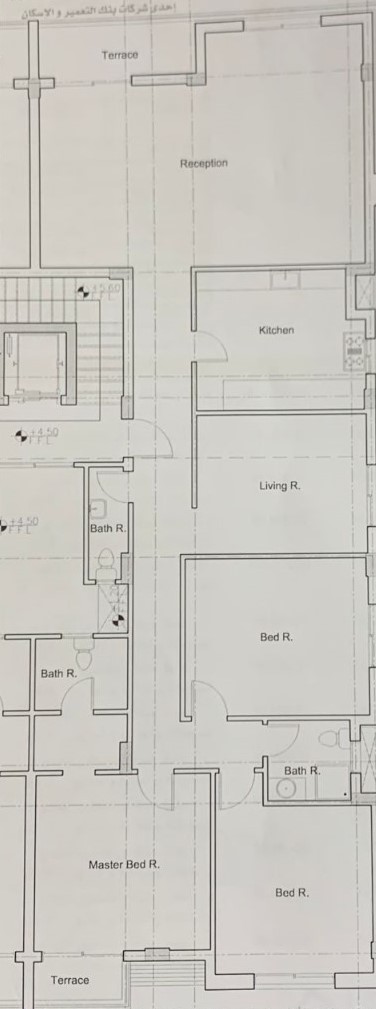 Floor plan for apartment at Tala