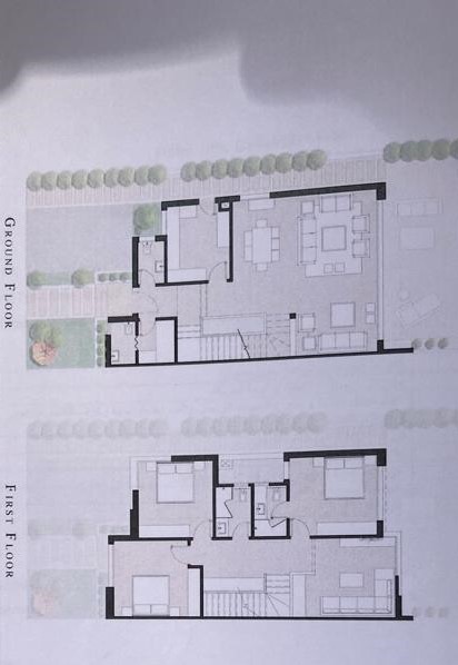 Floor plan for townhouse at Badya
