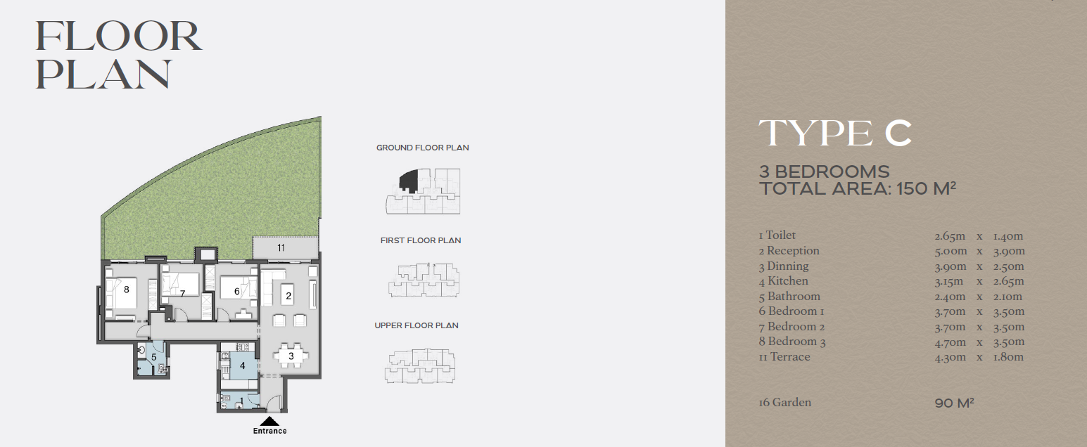 Floor plan for apartment at Avelin