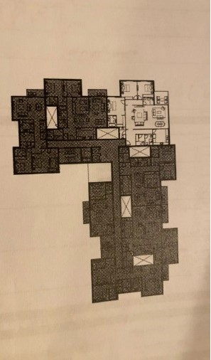 Floor plan for apartment at HAPTown