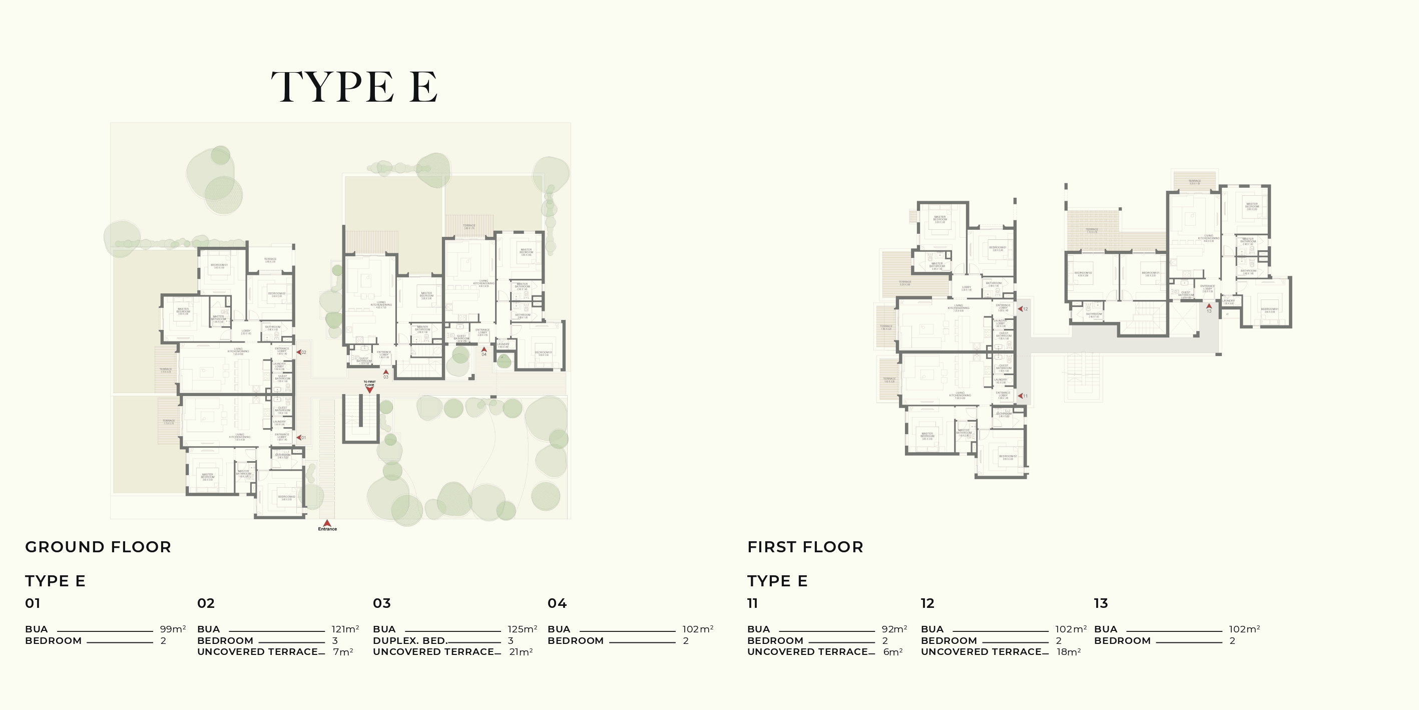 Floor plan for apartment at DUA