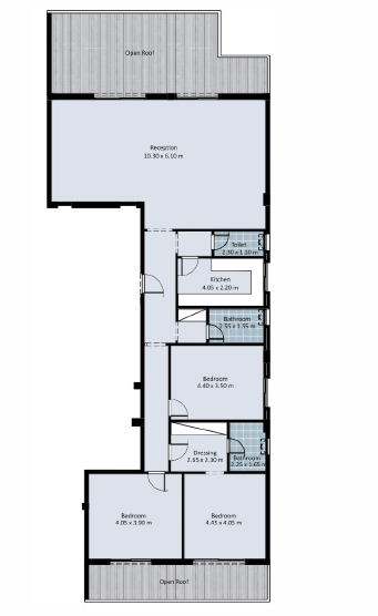 Floor plan for apartment at Fifth Square Al Marasem