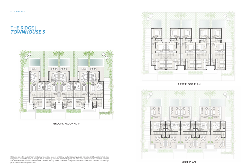 Floor plan for townhouse at The RIDGE Villas