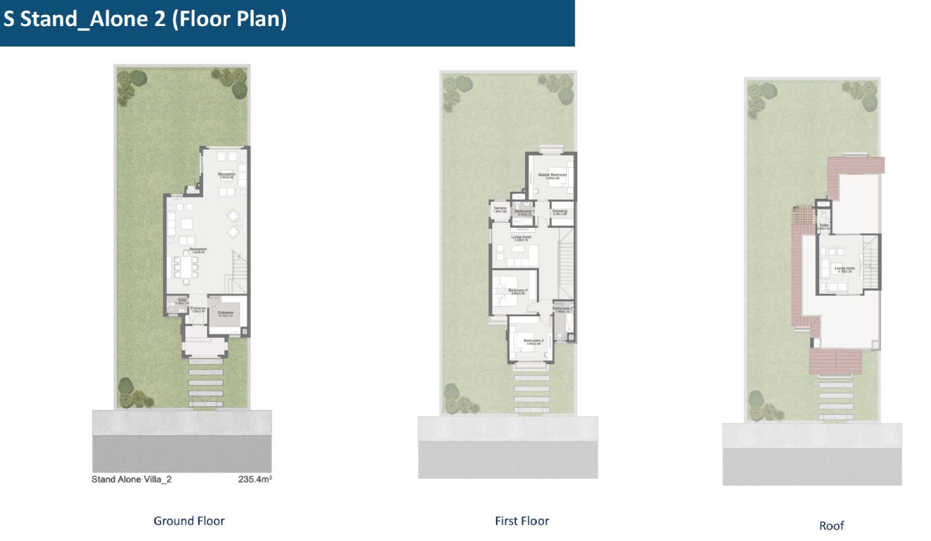 Floor plan for villa at Rai Views