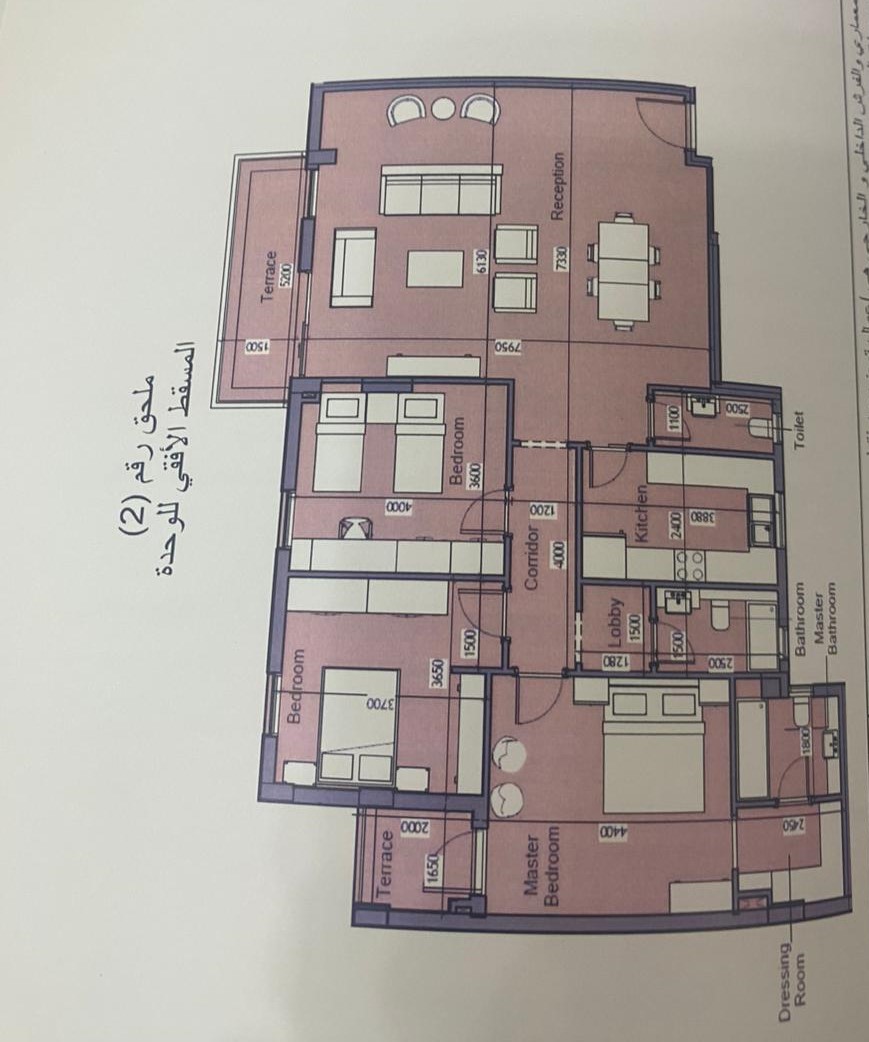 Floor plan for apartment at One33
