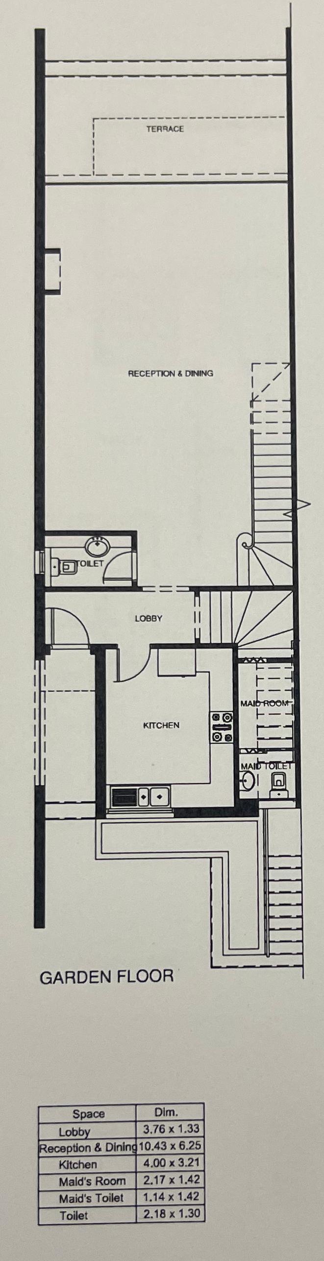 Floor plan for duplex at Mountain View ICity New Cairo