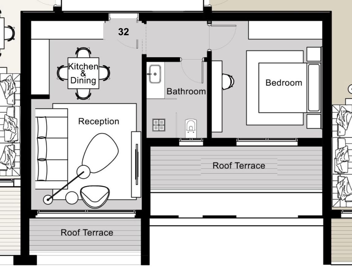 Floor plan for apartment at PX