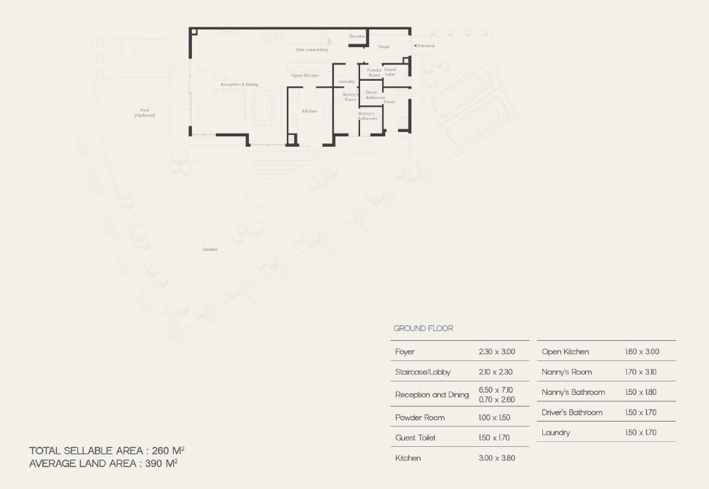 Floor plan for  at 31 West