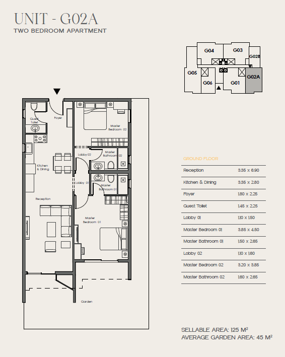 Floor plan for apartment at 31 West