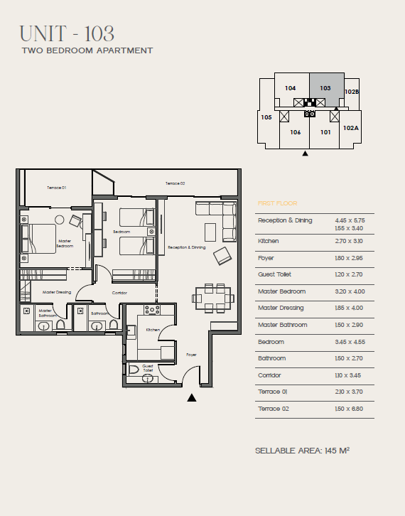 Floor plan for apartment at 31 West