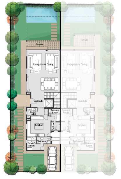 Floor plan for  at Palm Hills New Cairo