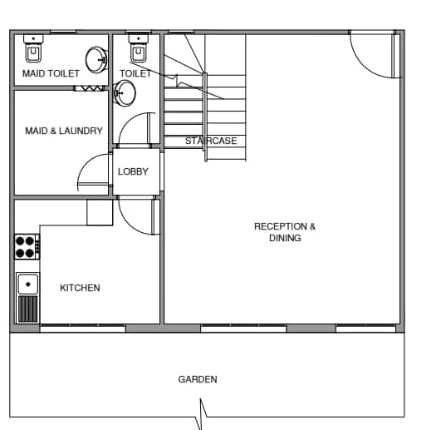 Floor plan for duplex at Mountain View iCity October