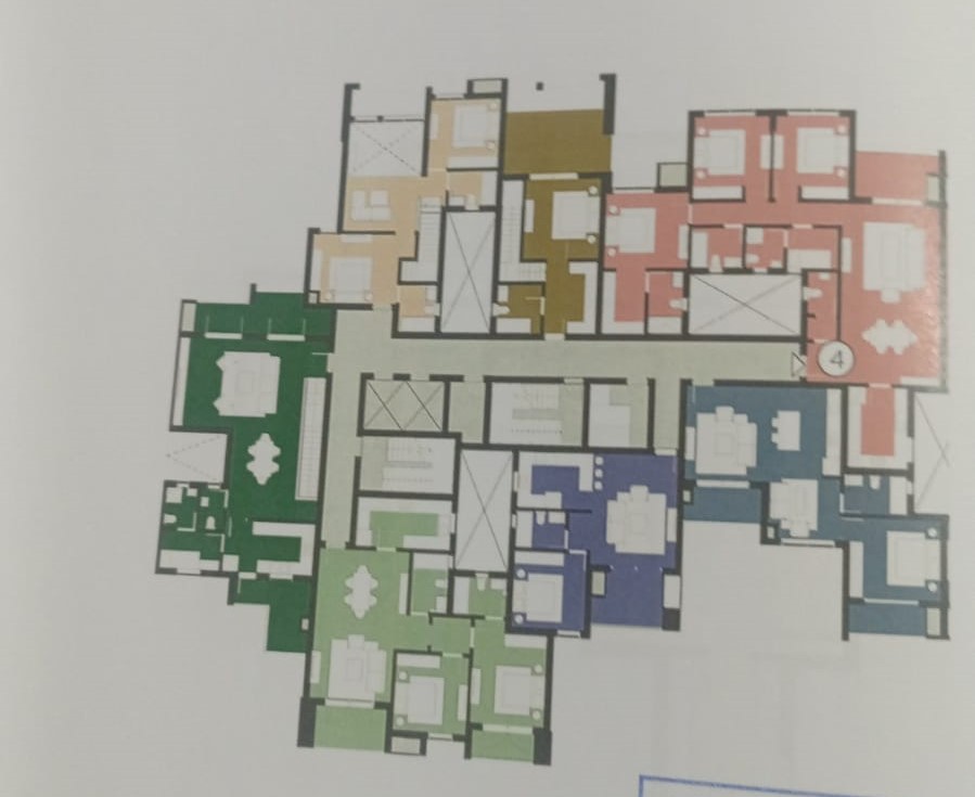 Floor plan for apartment at ZED