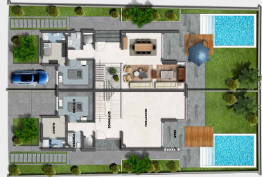Floor plan for villa at Fifth Square Al Marasem