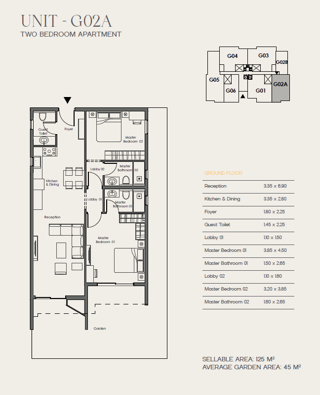 Floor plan for apartment at 31 West