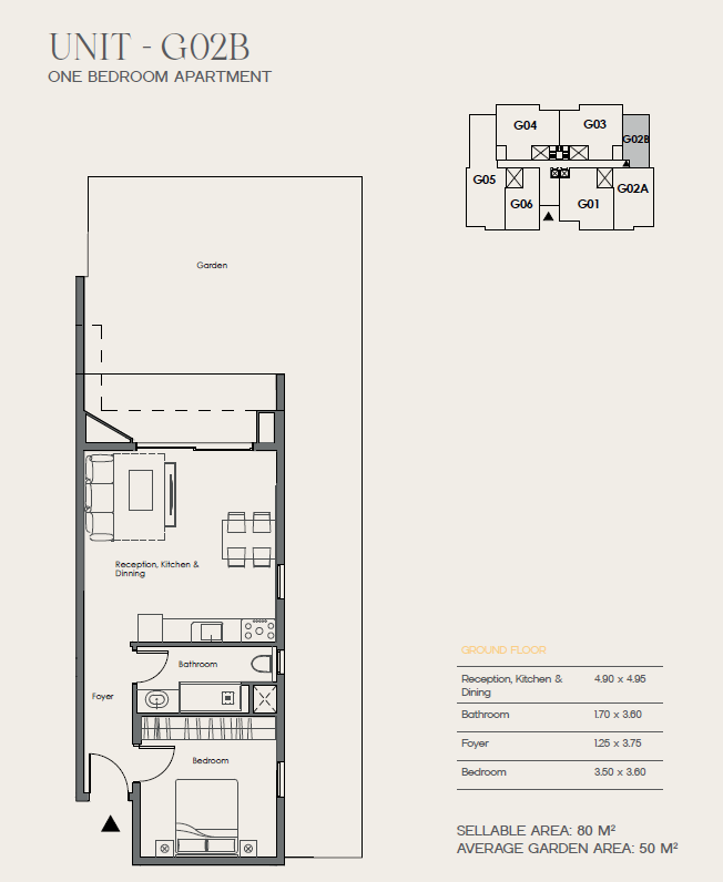 Floor plan for apartment at 31 West