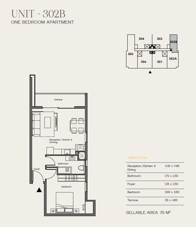 Floor plan for apartment at 31 West