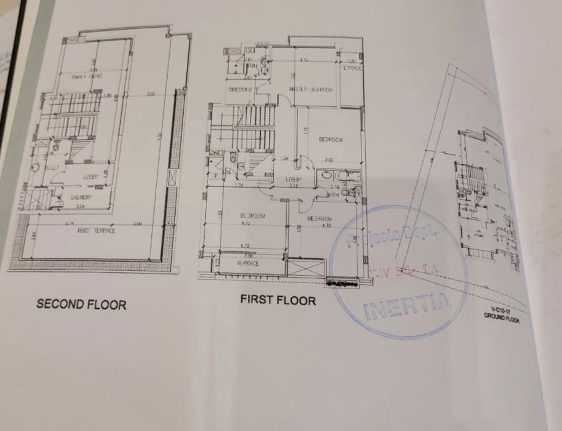 Floor plan for villa at Joulz