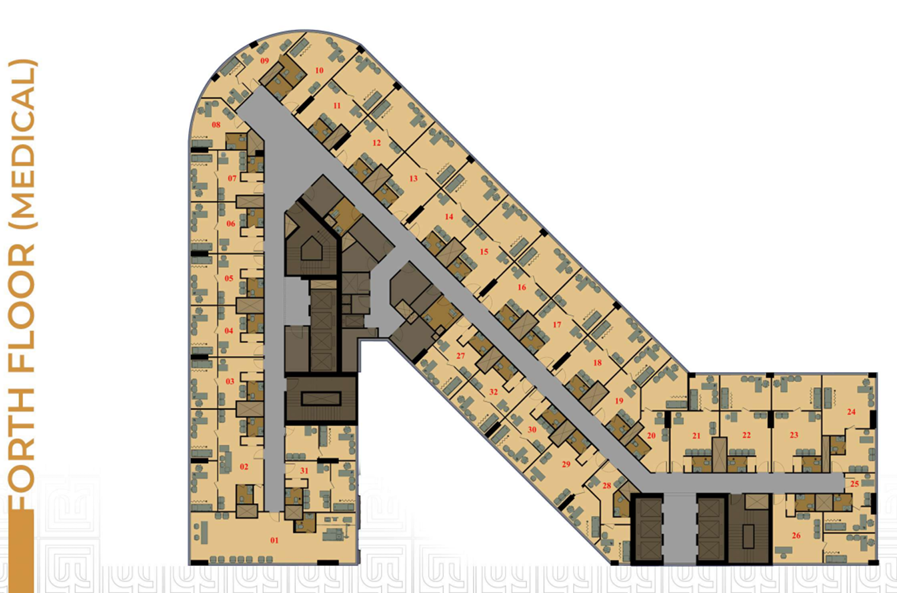Floor plan for  at Moonreal Tower