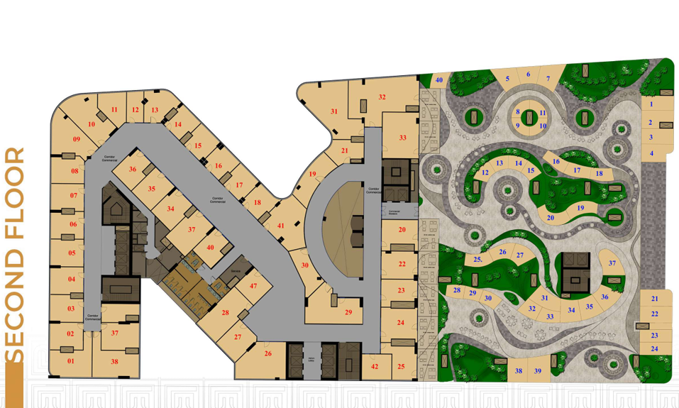 Floor plan for  at Moonreal Tower