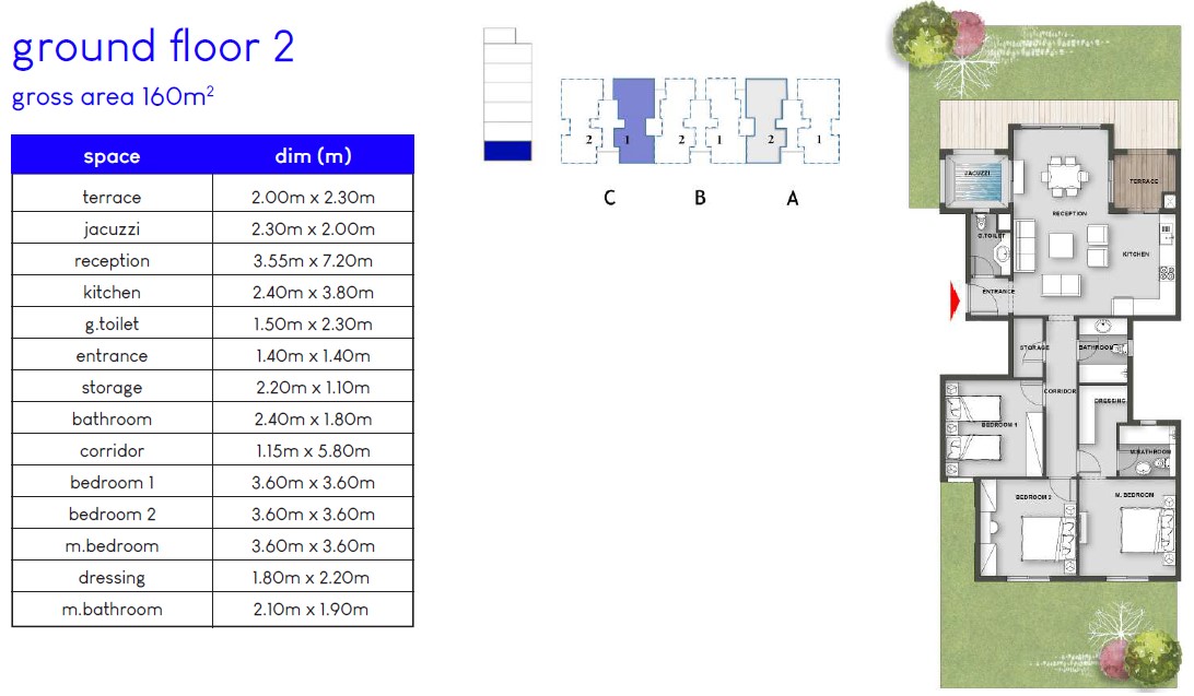 Floor plan for apartment at Mountain View ICity New Cairo