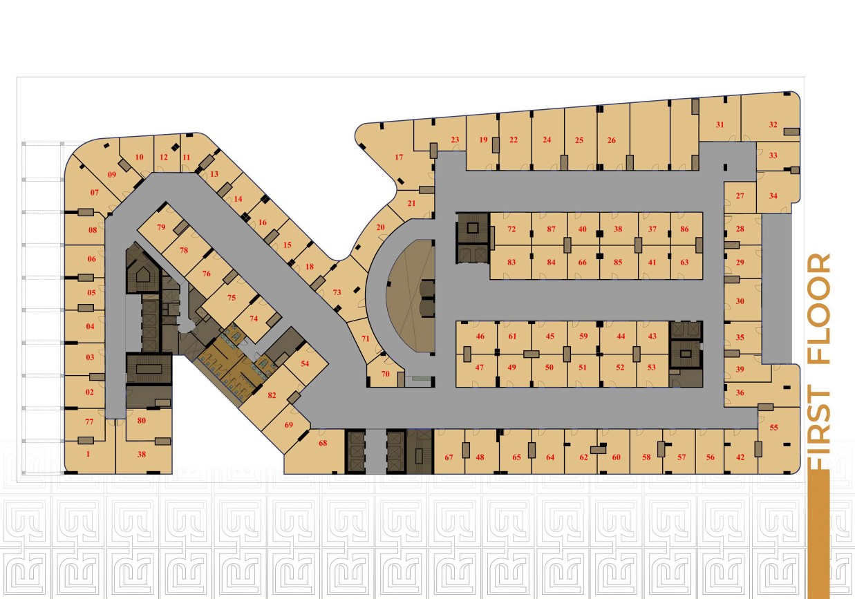 Floor plan for  at Moonreal Tower