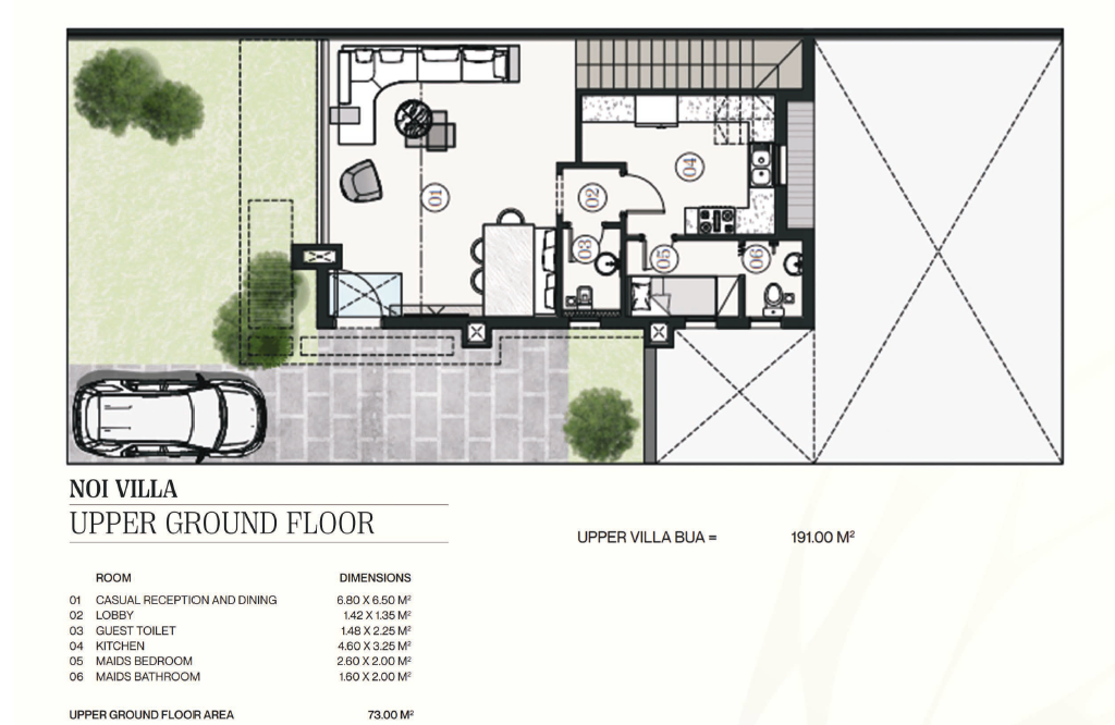 Floor plan for apartment at Noi