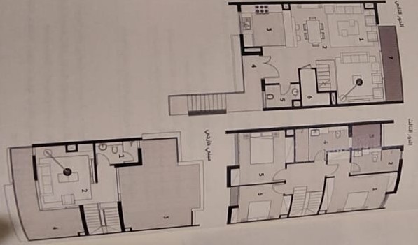 Floor plan for duplex at Al Burouj