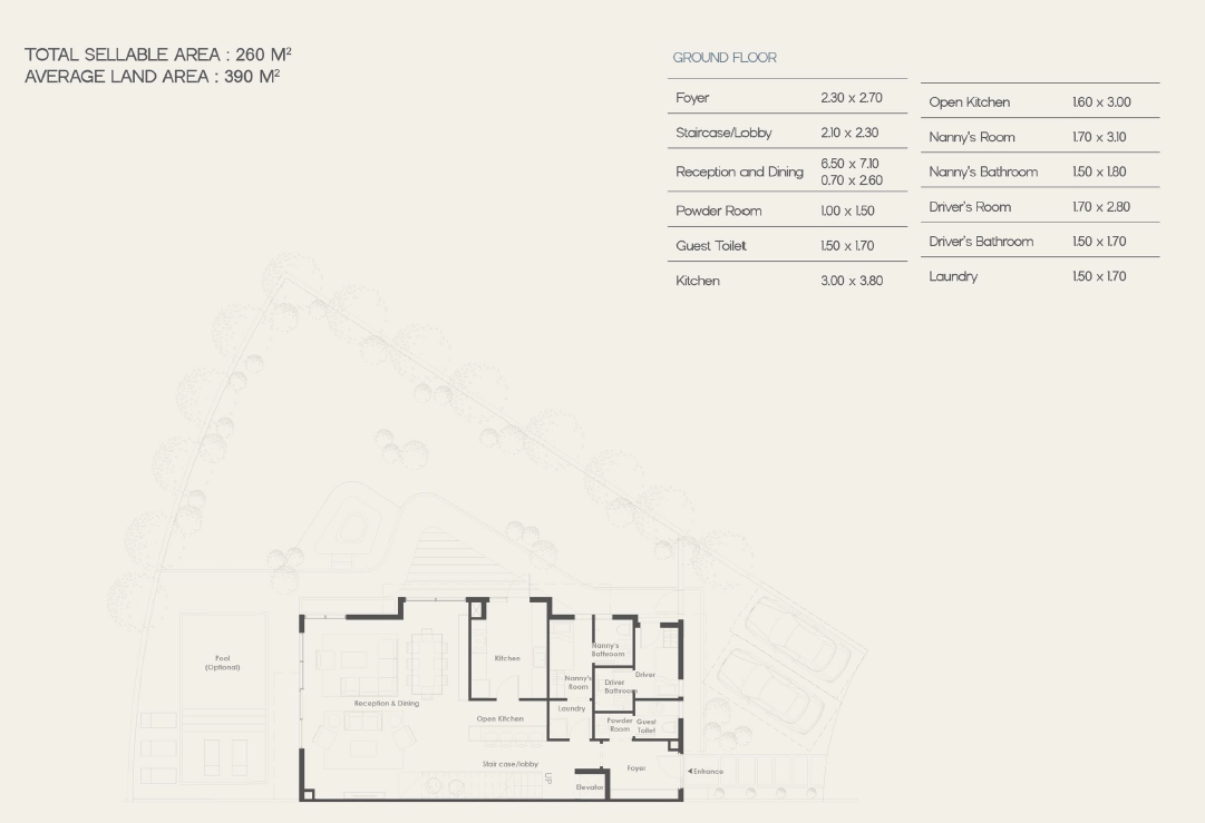 Floor plan for  at 31 West