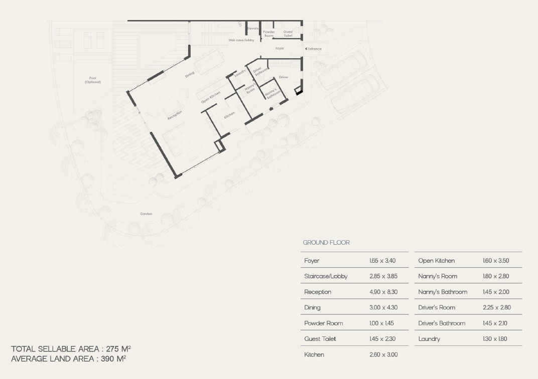 Floor plan for  at 31 West
