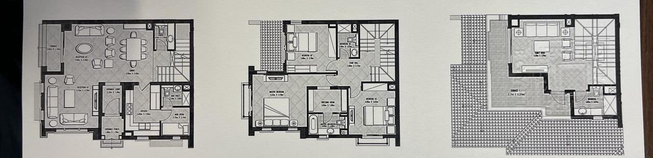 Floor plan for townhouse at City Gate