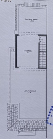Floor plan for penthouse at Mountain View Chillout Park