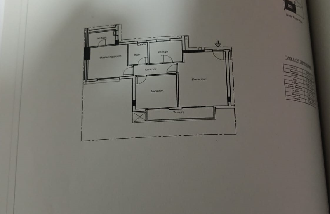 Floor plan for apartment at Monark Residence
