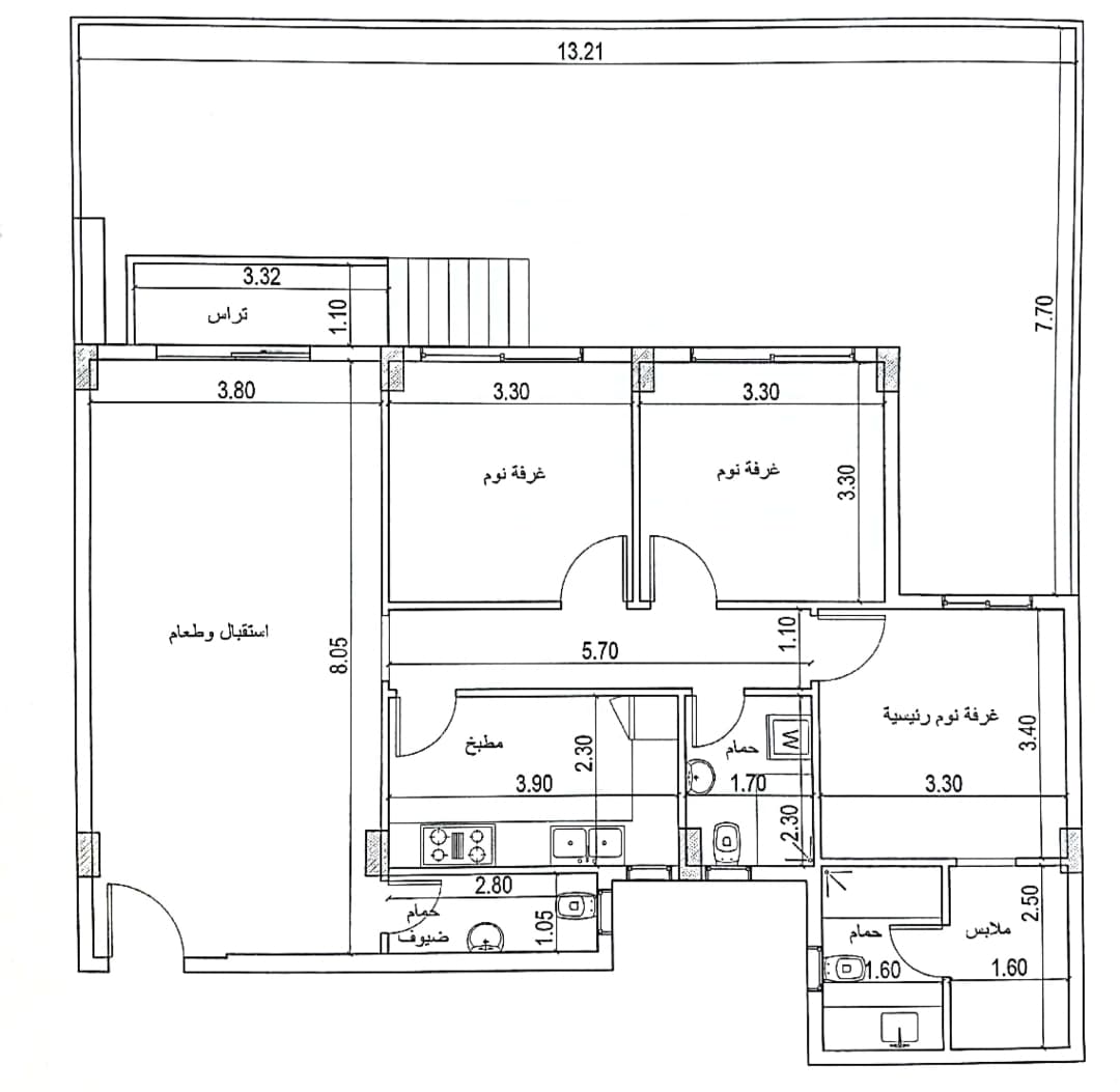 Floor plan for apartment at Botanica Residential