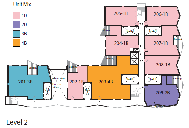 Floor plan for apartment at Kinda